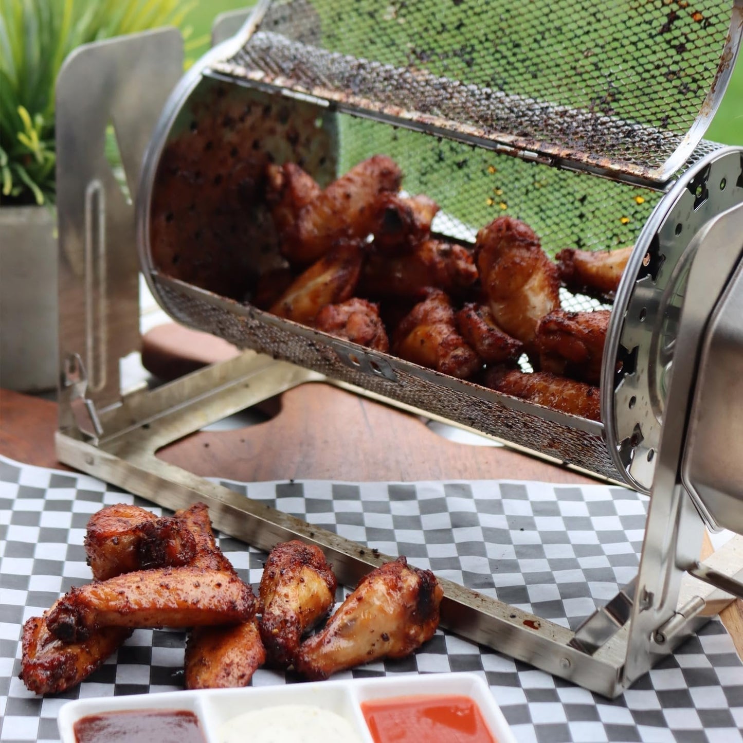 𝐎𝐟𝐟𝐢𝐜𝐢𝐚𝐥 𝐁𝐫𝐚𝐧𝐝 𝐒𝐭𝐨𝐫𝐞✨🔥 Automatic Rotating BBQ Grill Rack