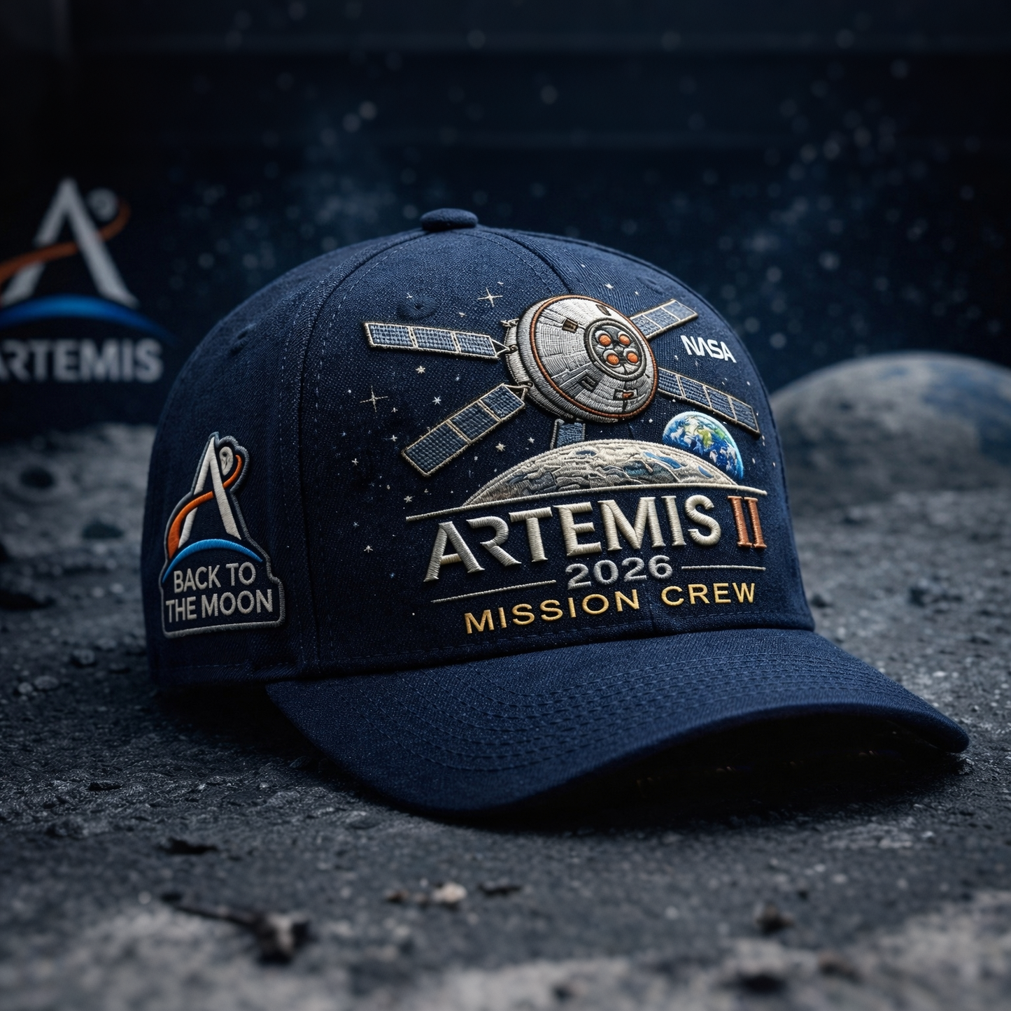 🚀Flash Sale 🌕 Artemis II Lunar Mission Commemorative Cap