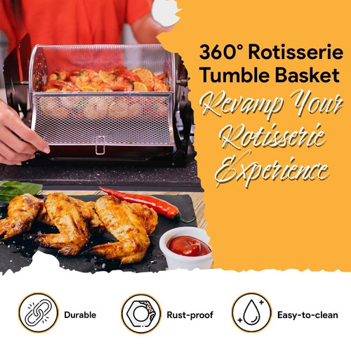 𝐎𝐟𝐟𝐢𝐜𝐢𝐚𝐥 𝐁𝐫𝐚𝐧𝐝 𝐒𝐭𝐨𝐫𝐞✨🔥 Automatic Rotating BBQ Grill Rack