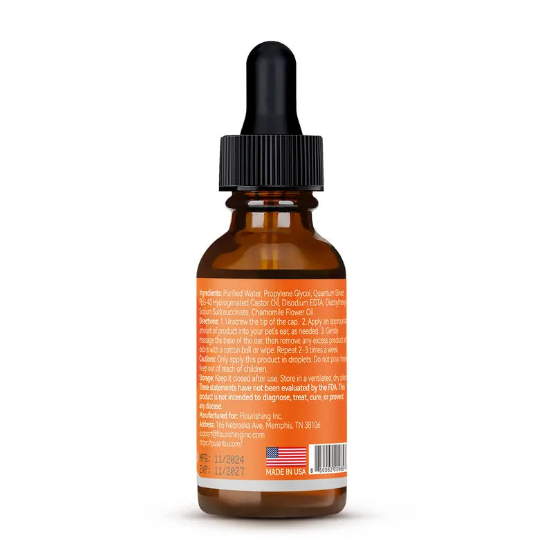 Pet ear cleaning solution