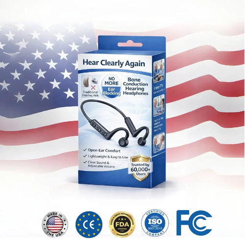 🌎Ends Today: 70% OFF!⏰👂Revitalize your ears again💖 💥 LIMITED TIME OFFER!🔥Bone Conduction Smart Hearing Aid Bluetooth Earphones