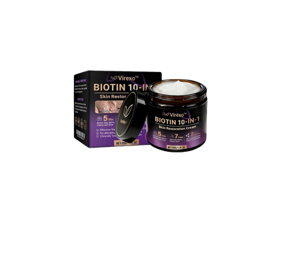 Made and Shipped from USA ✨Virexo™ Biotin 10-in-1 Skin Restoration Cream 🍀