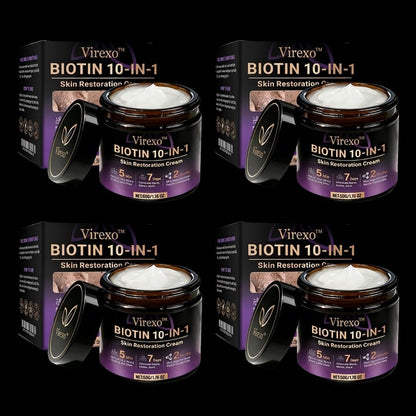 Made and Shipped from USA ✨Virexo™ Biotin 10-in-1 Skin Restoration Cream 🍀