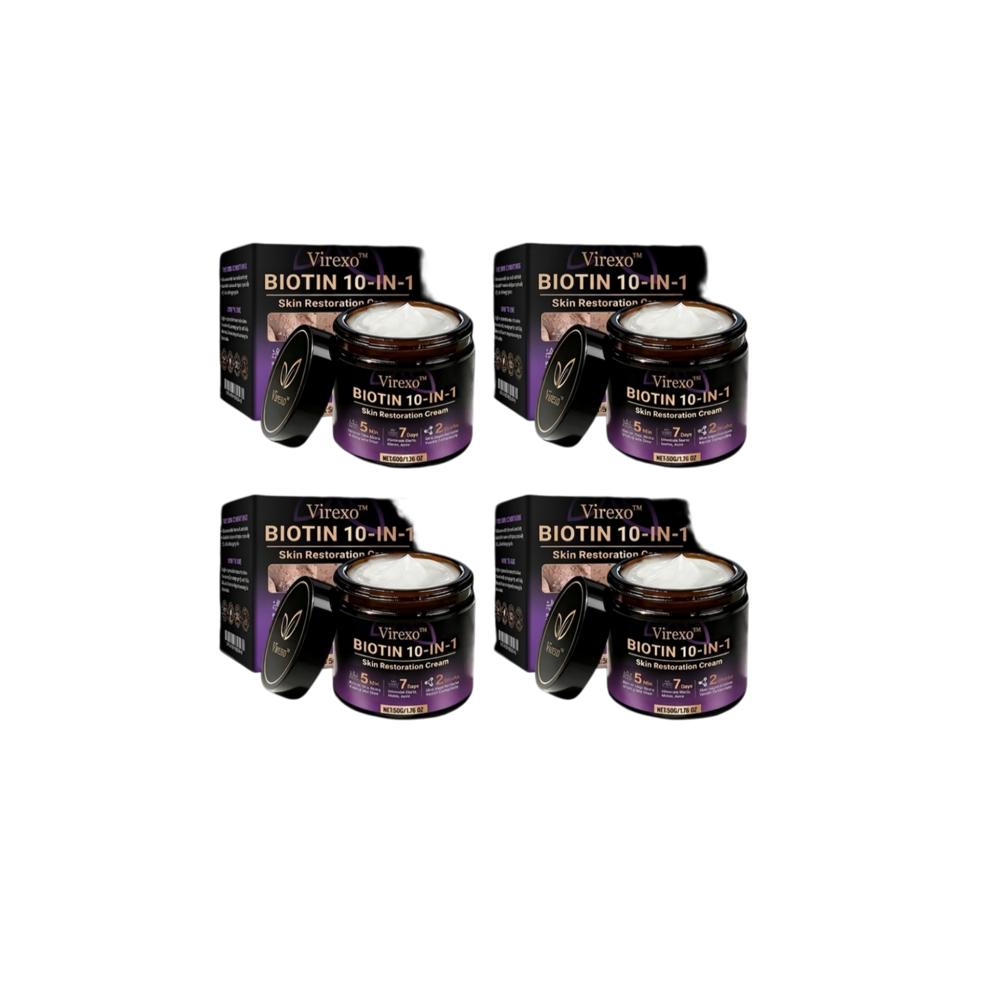 Made and Shipped from USA ✨Virexo™ Biotin 10-in-1 Skin Restoration Cream 🍀
