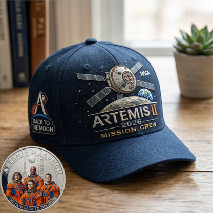 🚀Flash Sale 🌕 Artemis II Lunar Mission Commemorative Cap