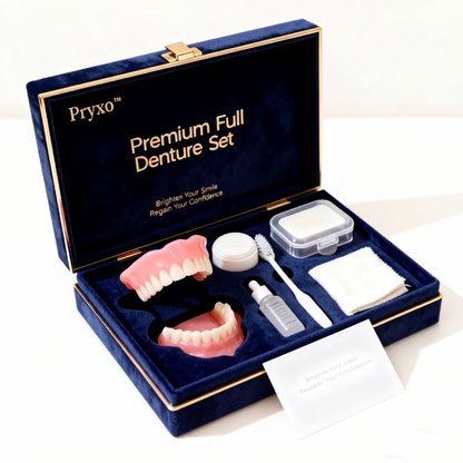 Limited-time sale is about to end! ⏰Pryxo™ Medical Full Denture with Strong Suctiond🦷Obtain American Dental Association (ADA) Certification