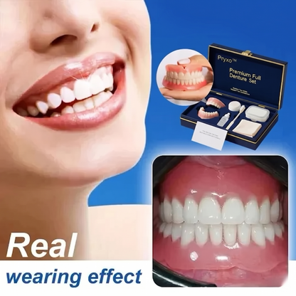 Limited-time sale is about to end! ⏰Pryxo™ Medical Full Denture with Strong Suctiond🦷Obtain American Dental Association (ADA) Certification