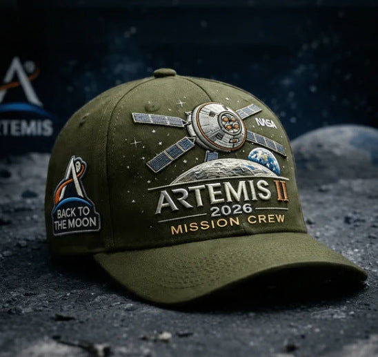 🚀Flash Sale 🌕 Artemis II Lunar Mission Commemorative Cap