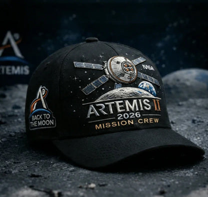 🚀Flash Sale 🌕 Artemis II Lunar Mission Commemorative Cap