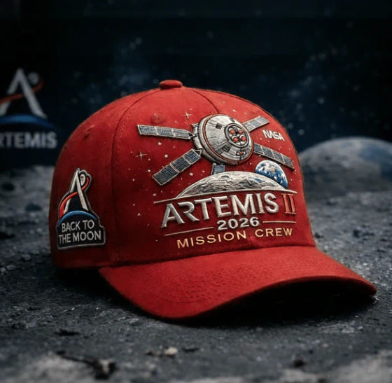 🚀Flash Sale 🌕 Artemis II Lunar Mission Commemorative Cap