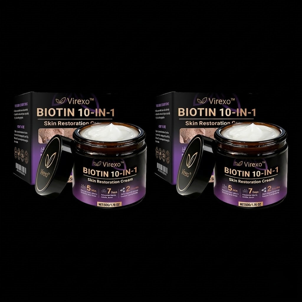 Made and Shipped from USA ✨Virexo™ Biotin 10-in-1 Skin Restoration Cream 🍀