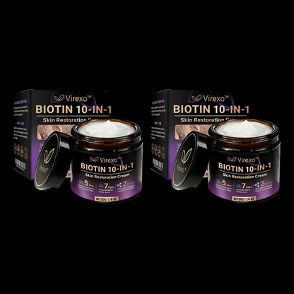 Made and Shipped from USA ✨Virexo™ Biotin 10-in-1 Skin Restoration Cream 🍀