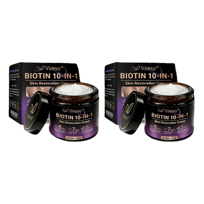 Made and Shipped from USA ✨Virexo™ Biotin 10-in-1 Skin Restoration Cream 🍀